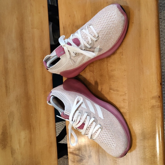 Adidas Pure Bounce running shoes pinks and white size 8.5 - Picture 4 of 12